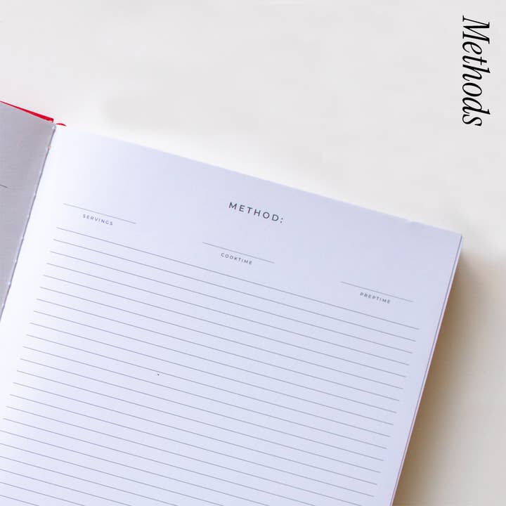 The Squared Paper Co - Wholesale Cookbook - Culinary Stationery - The Recipe Archive3