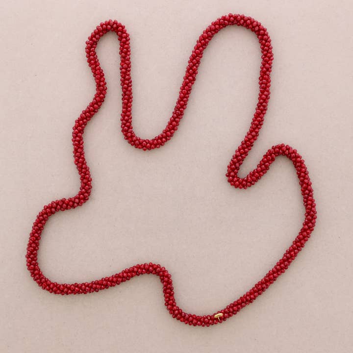 Sonata - Wholesale Kliksieraden - Lange Ketting Facetkristallen 1,2M*4mm6