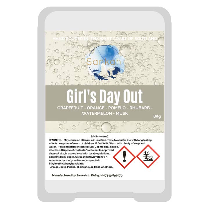 Cire à clapet parfumée Girls Day Out pour la vente par Sankah