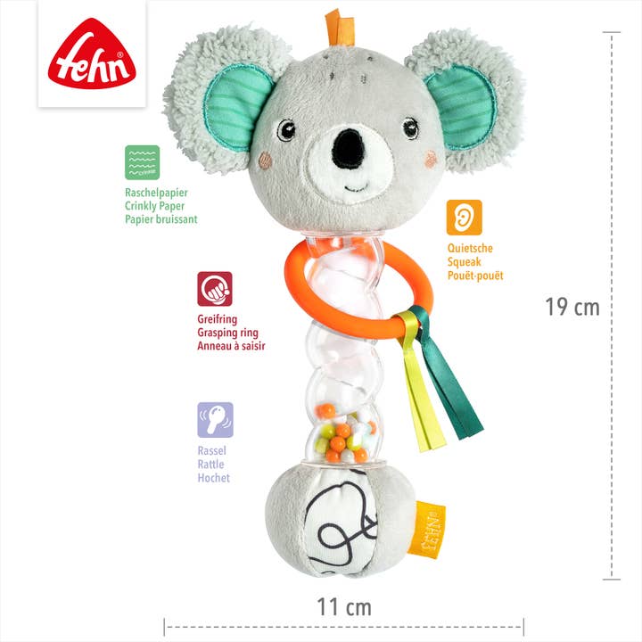 Fehn - Wholesale Rammelaar - Baby - Rainmaker Koala - speelgoed voor motoriek en rammelaar4