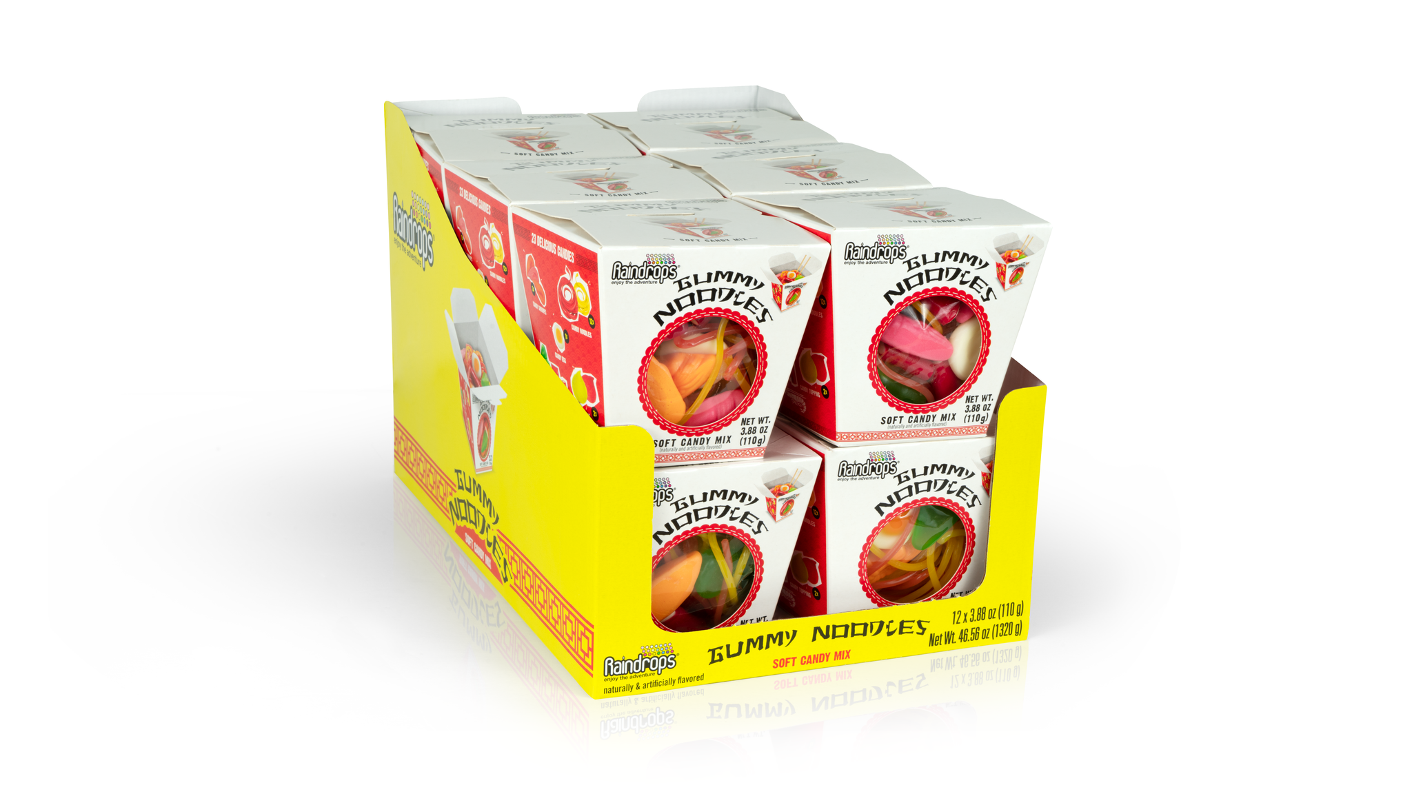 Grandpa Joe's Candy Shop - Wholesale Gummy - Raindrops Gummi Noodles, 3.88oz, 12ct Case5