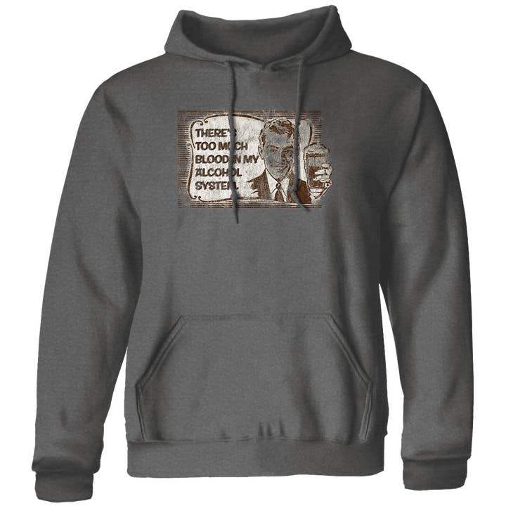 Alcohol System - 7.8 oz Fleece Hoodie for wholesale by Jester Clothing Company