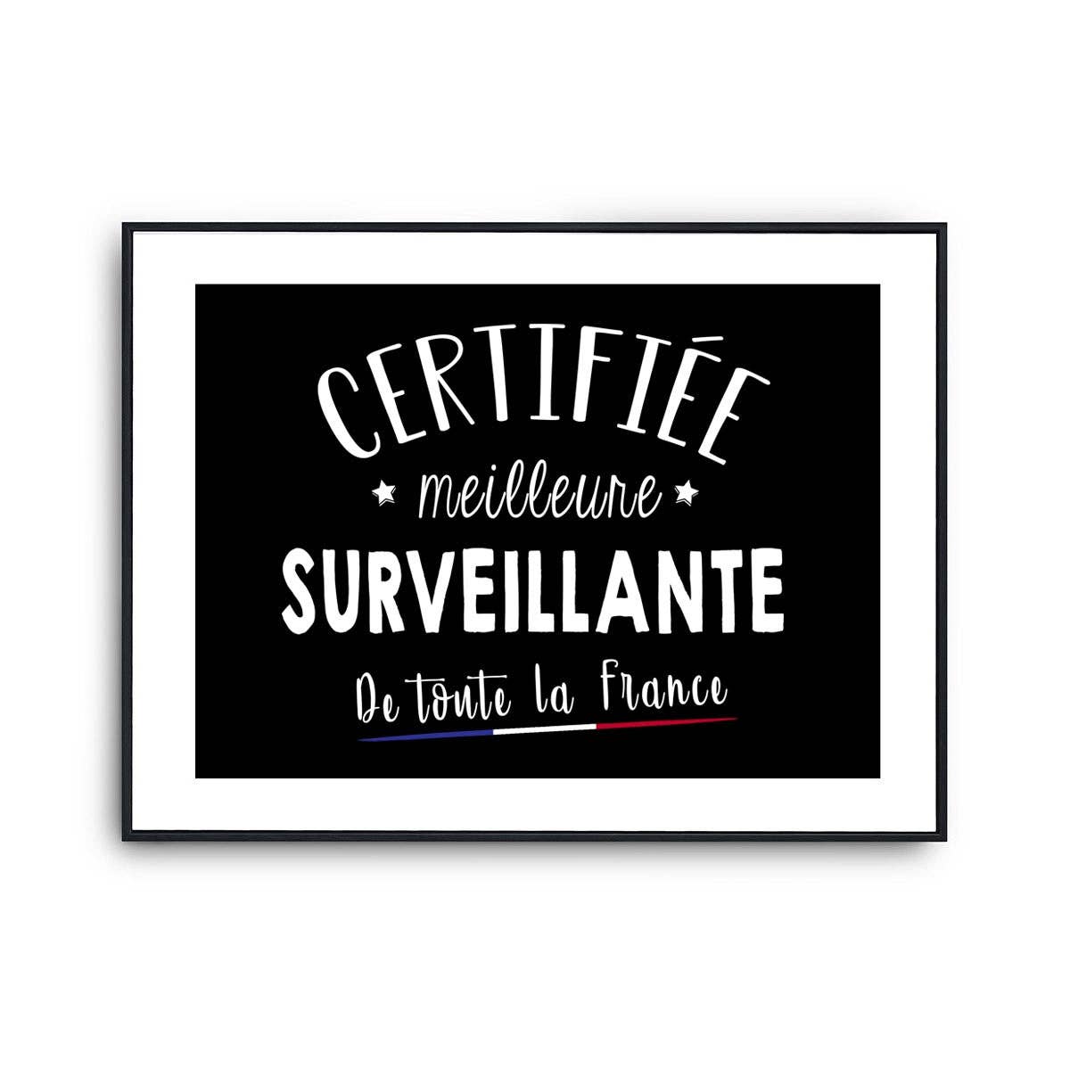 Planetee - Wholesale Poster - Poster Supervisor Femme Métier Métier Meilleure de France0