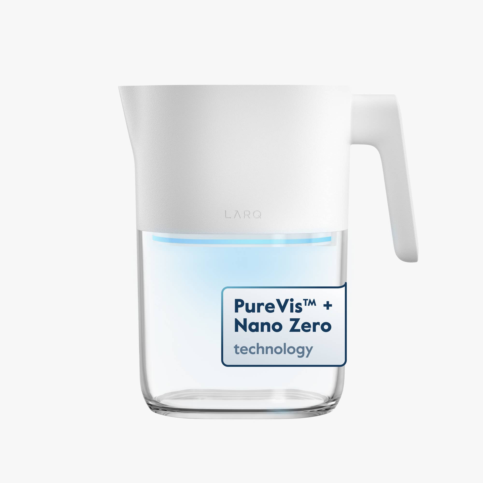 LARQ - Wholesale Pitcher - LARQ Pitcher PureVis 1.9L - Self-Cleaning - Granite White