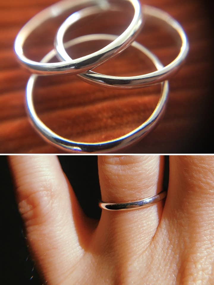 Stacker Ring • Single or Set for wholesale by A Lloyd Jewelry