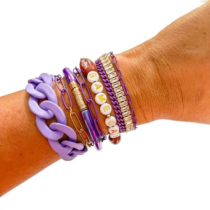 Savvy Bling – Conjunto de joias por atacado – Pulseiras & Colares Dia Roxo21