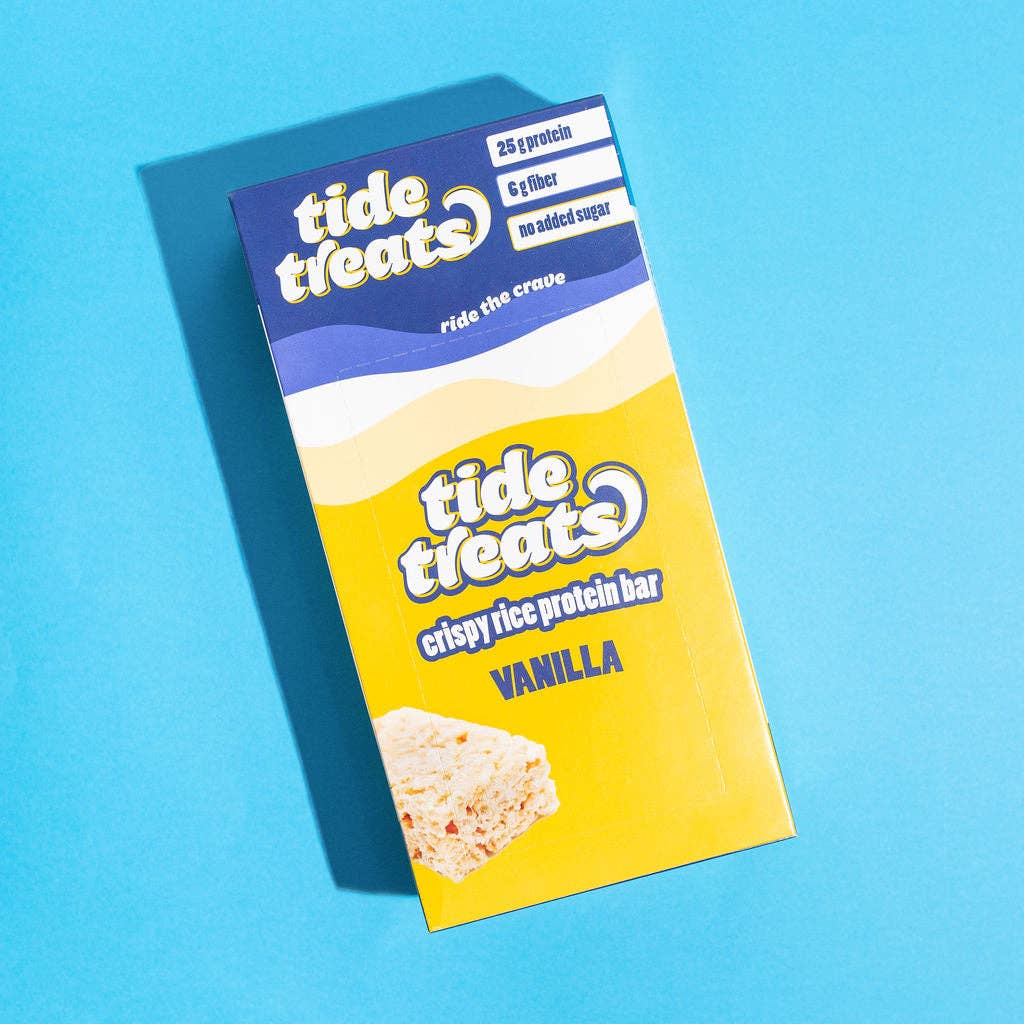 Tidetreats - Wholesale Snack Bar - Tidetreats Vanilla - 25g protein, 6g fiber, gluten free3