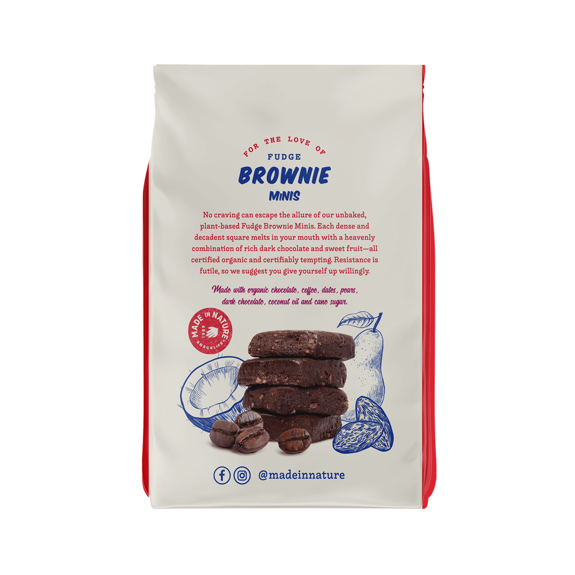 Made In Nature - Wholesale Brownie - Mocha Fudge Brownie Minis1