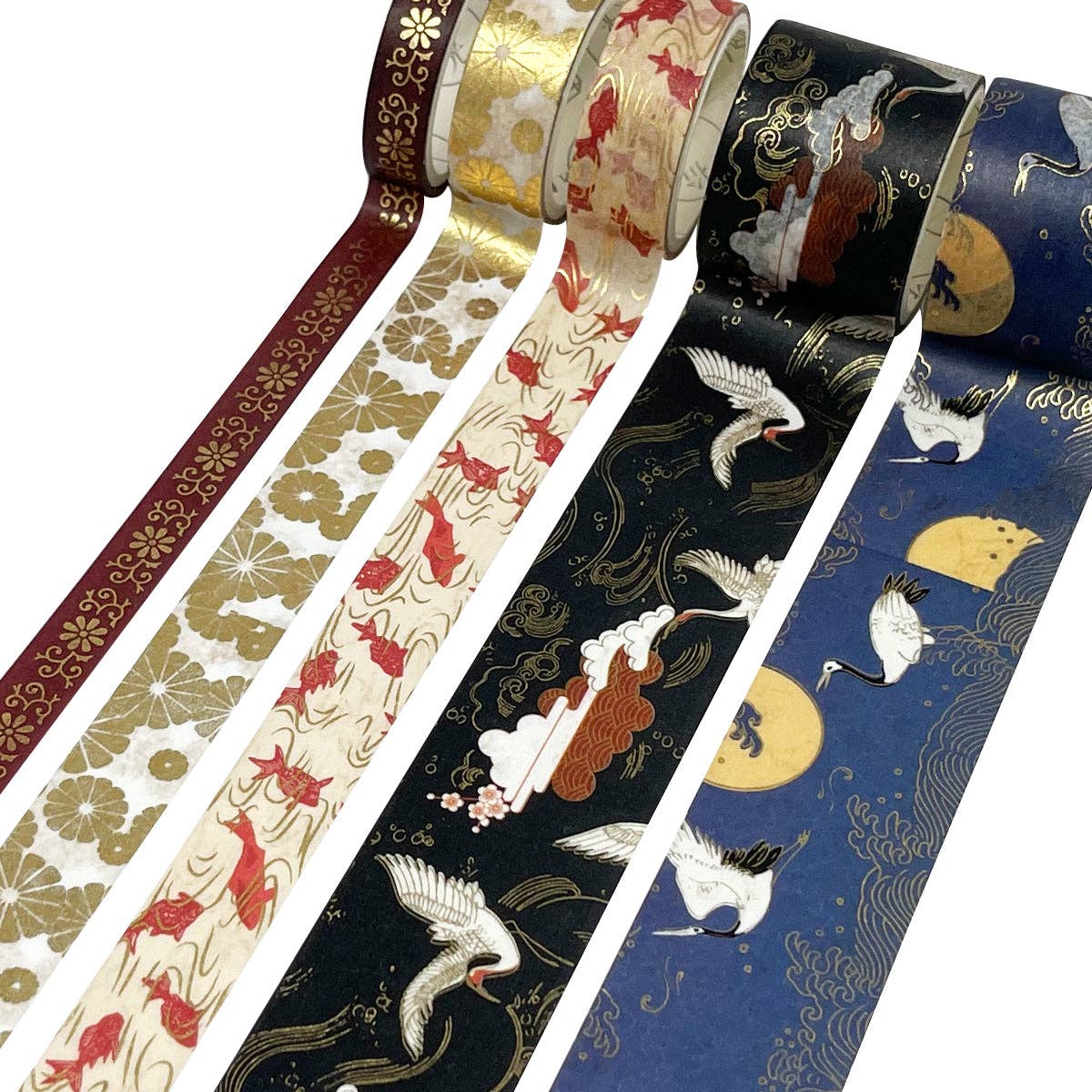 Wrapables.com - Wholesale Washi Tape - Wrapables Decorative Gold Foil Washi Tape and Sticker Set58