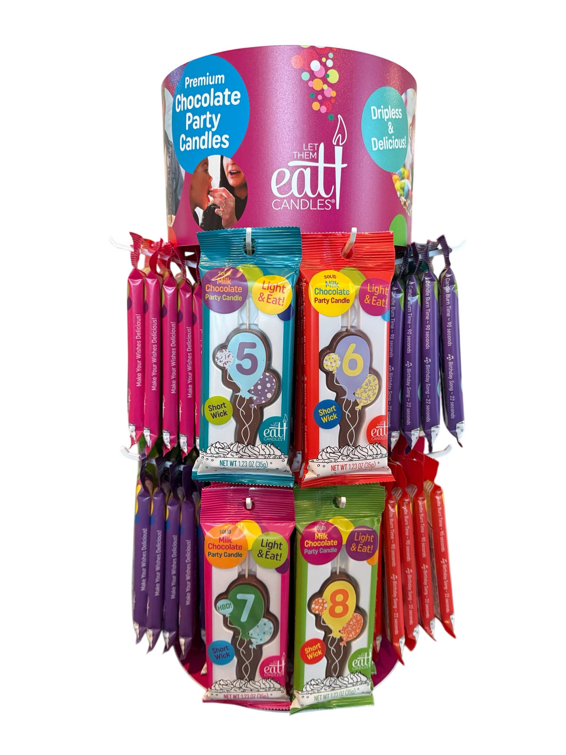 Let Them Eat Candles - Wholesale Retailer Display - Food & Drink - Spinner display