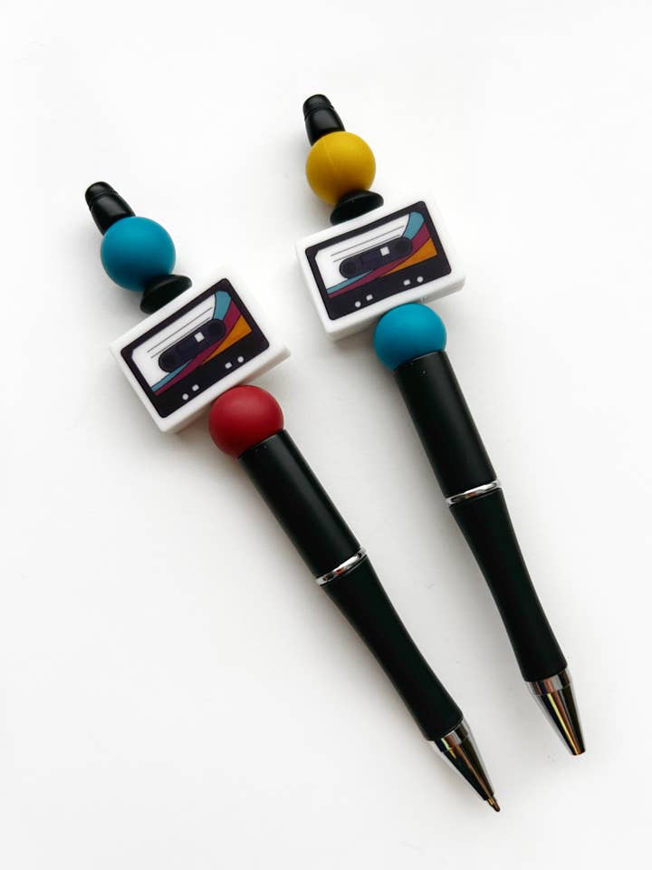 Bolígrafo con Cuentas de Regreso a Clases Cinta de Casete: Divertido Juguete Sensorial para venta al por mayor de Gummy Chic