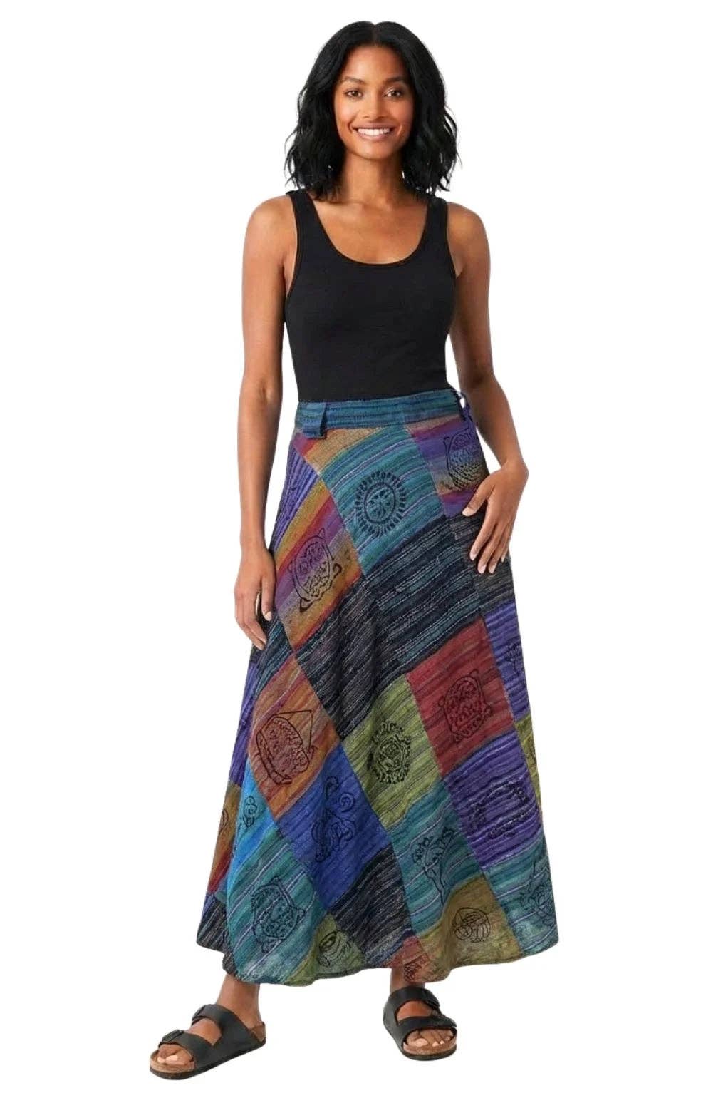 Ark Imports - Wholesale Skirt - Women's - Patchouli Wrap Skirt
