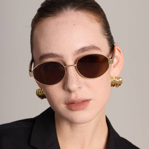 Beyond Stranger Studio – wholesale Sunglasses – Unisex – The Sophia - Choc Tort2