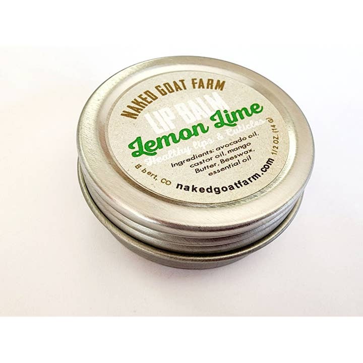 Naked Goat Farm Ltd. - Wholesale Lip Balm - Lip Balm 1/2 oz Screw Top Metal Tin13