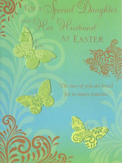 Easter Daughter & Son In Law | GRTC | SM | 65074J for wholesale by DICKENS INC.