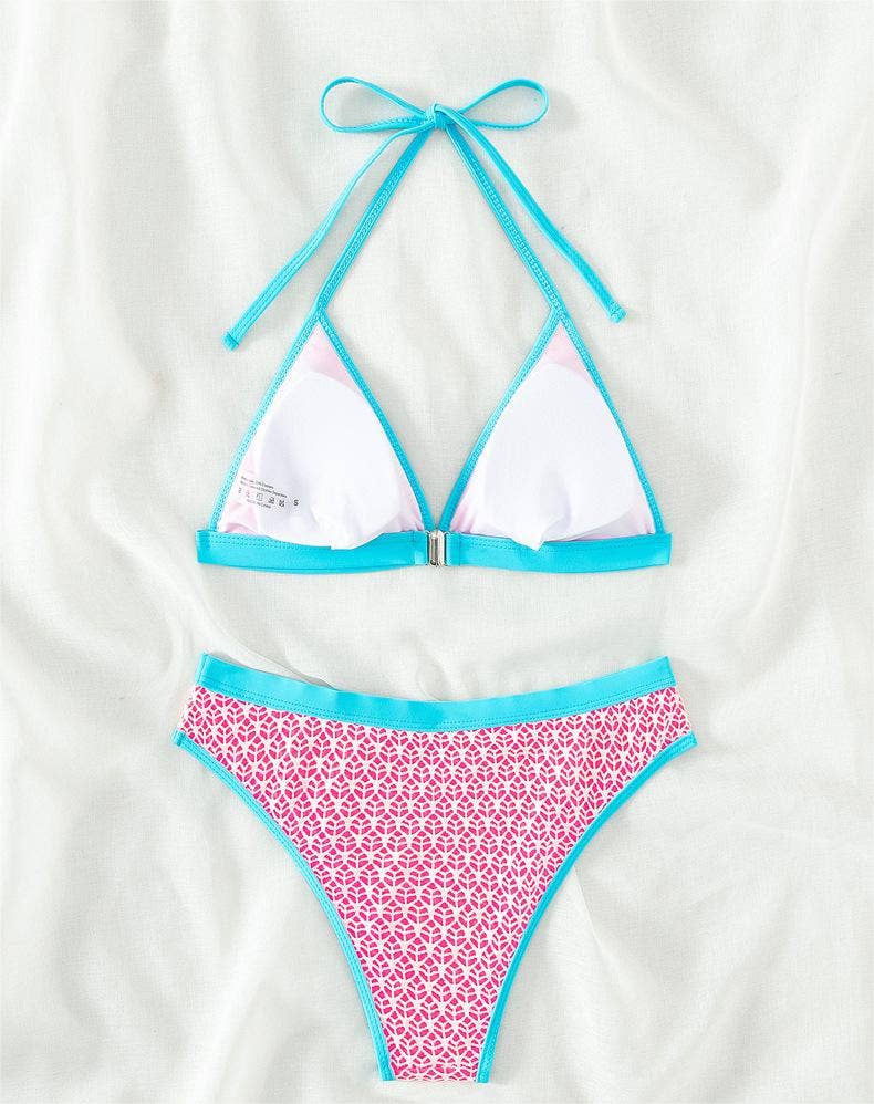 Red Marcella Bikini Halter Swimsuit for wholesale on Faire6