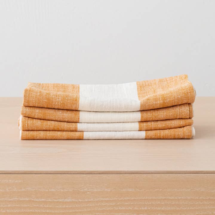Linen Napkin Gold Napa for wholesale by LinenMe