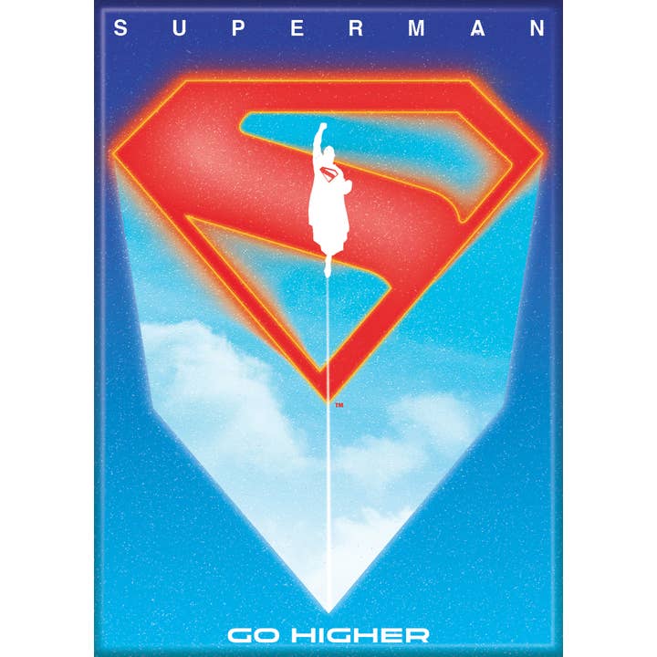 Superman 2025 Go Higher Magnet
for wholesale by Ata-Boy