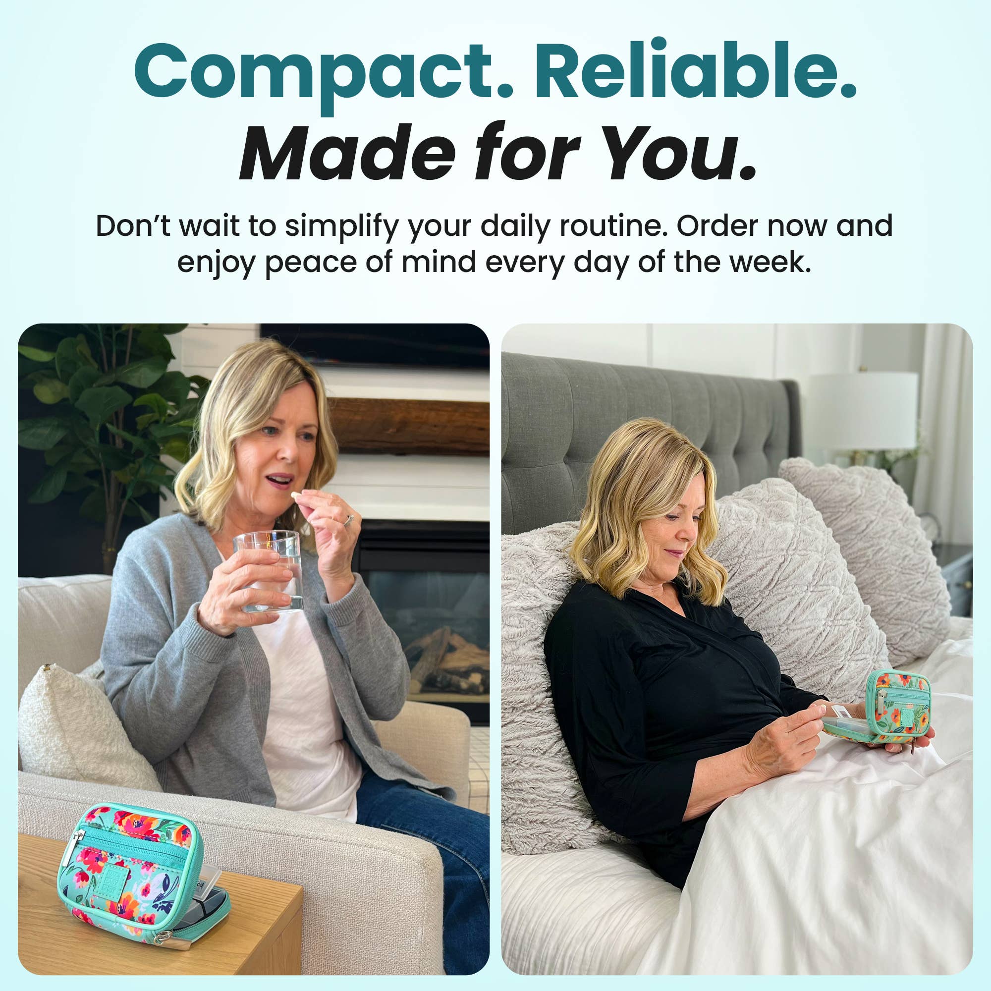 MADE EASY KIT - Wholesale Pill Organizer - Made Easy Kit Pill Case - Weekly 7-Day Medicine Organizer6