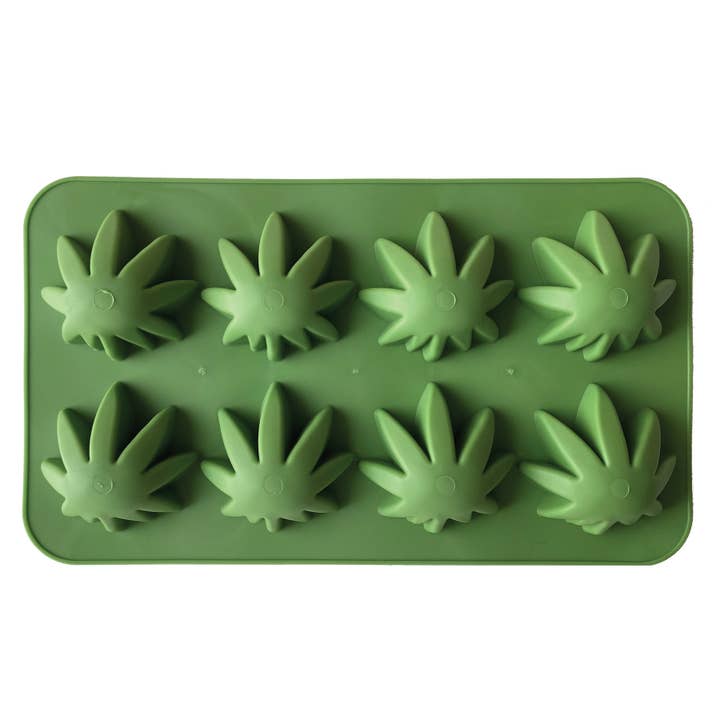 Beistle - Wholesale Ice Tray/Mold - Weed Ice Mold, dishwasher safe, tray is 5.25" x 9"1