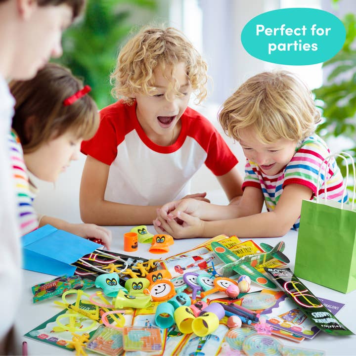 The Twiddlers – wholesale Party gift – 120 Premium Party Toys for Boys & Girls - Ideal for Goodie
