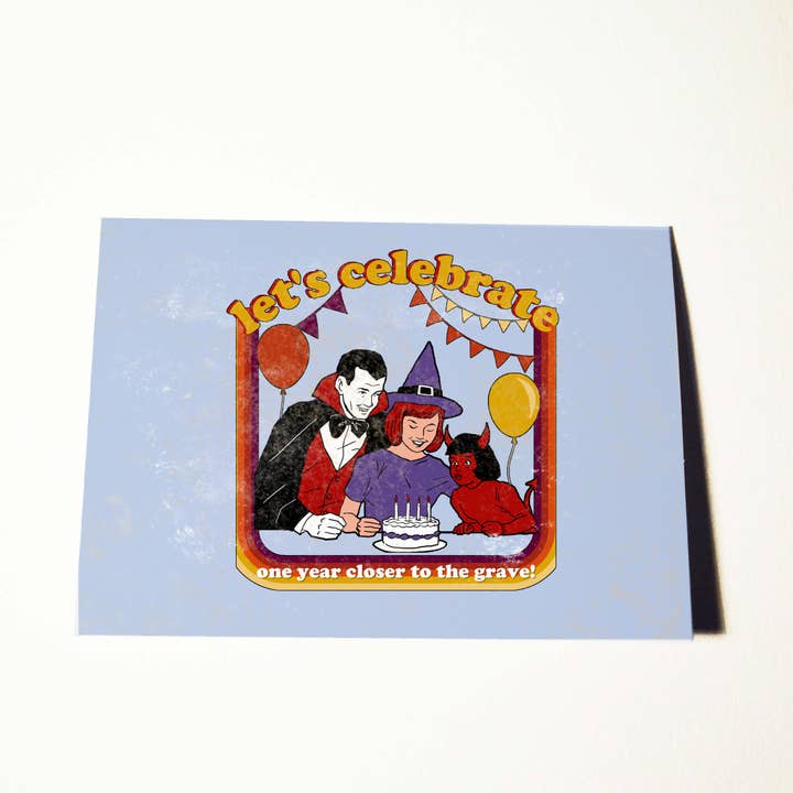 Funny Birthday Card for wholesale by ratbone skinny + the oddball club