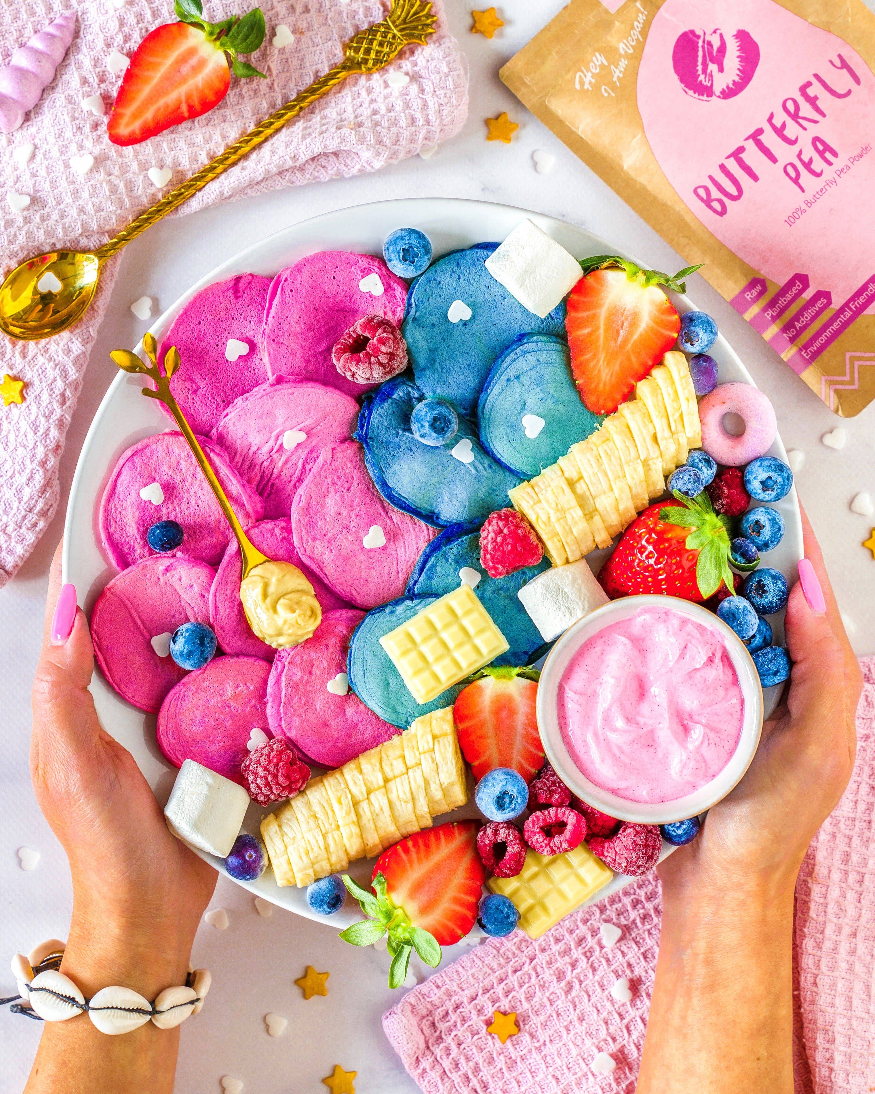 THE ORGANIC LAB - Wholesale Protein/Superfood Powder - Butterfly Pea - 70g  (1 CASE 10 PIECES )3