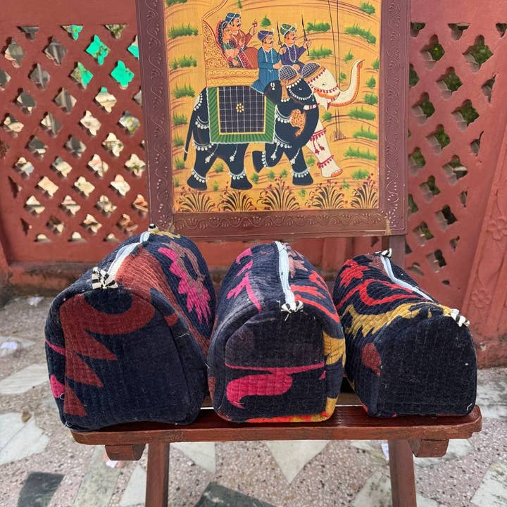 Velvet 3 pcs Toiletry Bag set Makeup, cosmetics Bags and other Purchase Wholesale cosmetics makeup. Free Returns & Net 60 Terms on Faire trending on Faire.