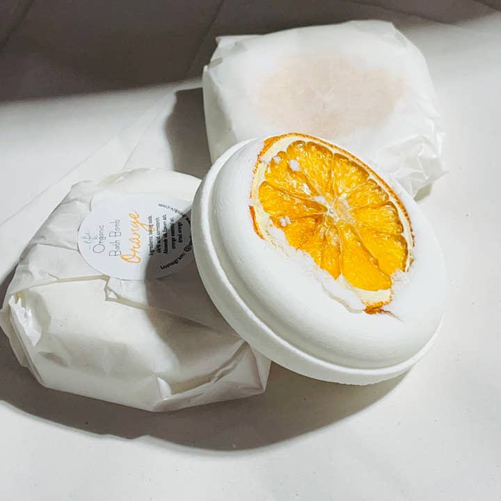 Lensik I&V - Wholesale Bath Bomb/Fizz - 🌱 Organic Orange Bath Bombs,Valentine’s day , birthday