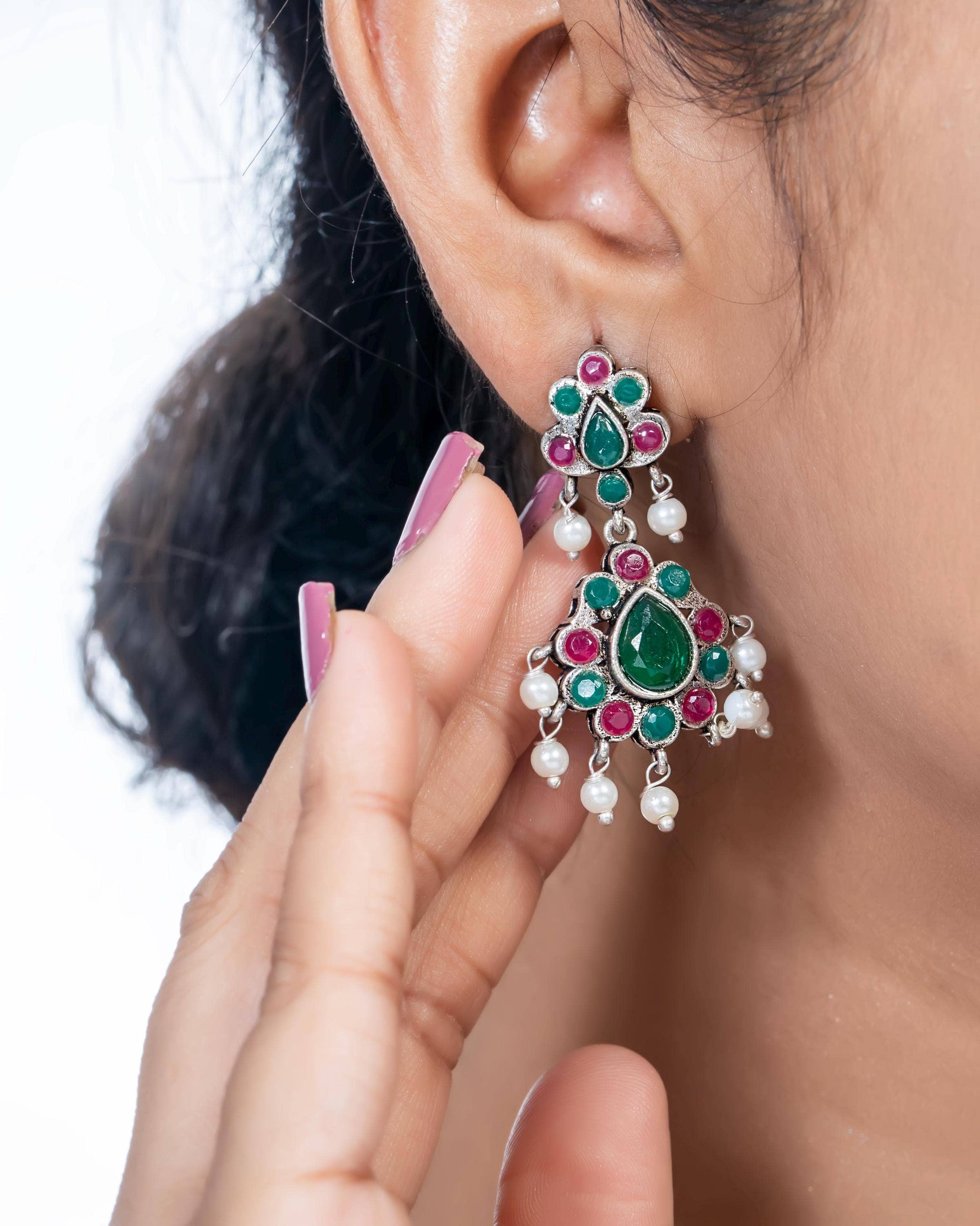 Vastrabhushan – wholesale Jewellery set – Handmade Indian Ethnic Gutta Pusalu Necklace Set1