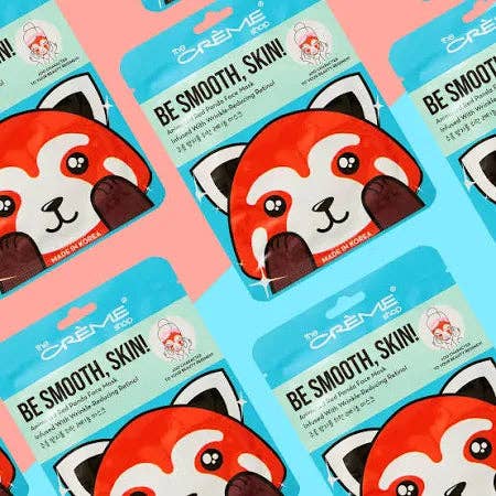 Crover - Wholesale Skincare Face Mask - The Crème Shop Animated Red Panda Retinol Face Mask 4