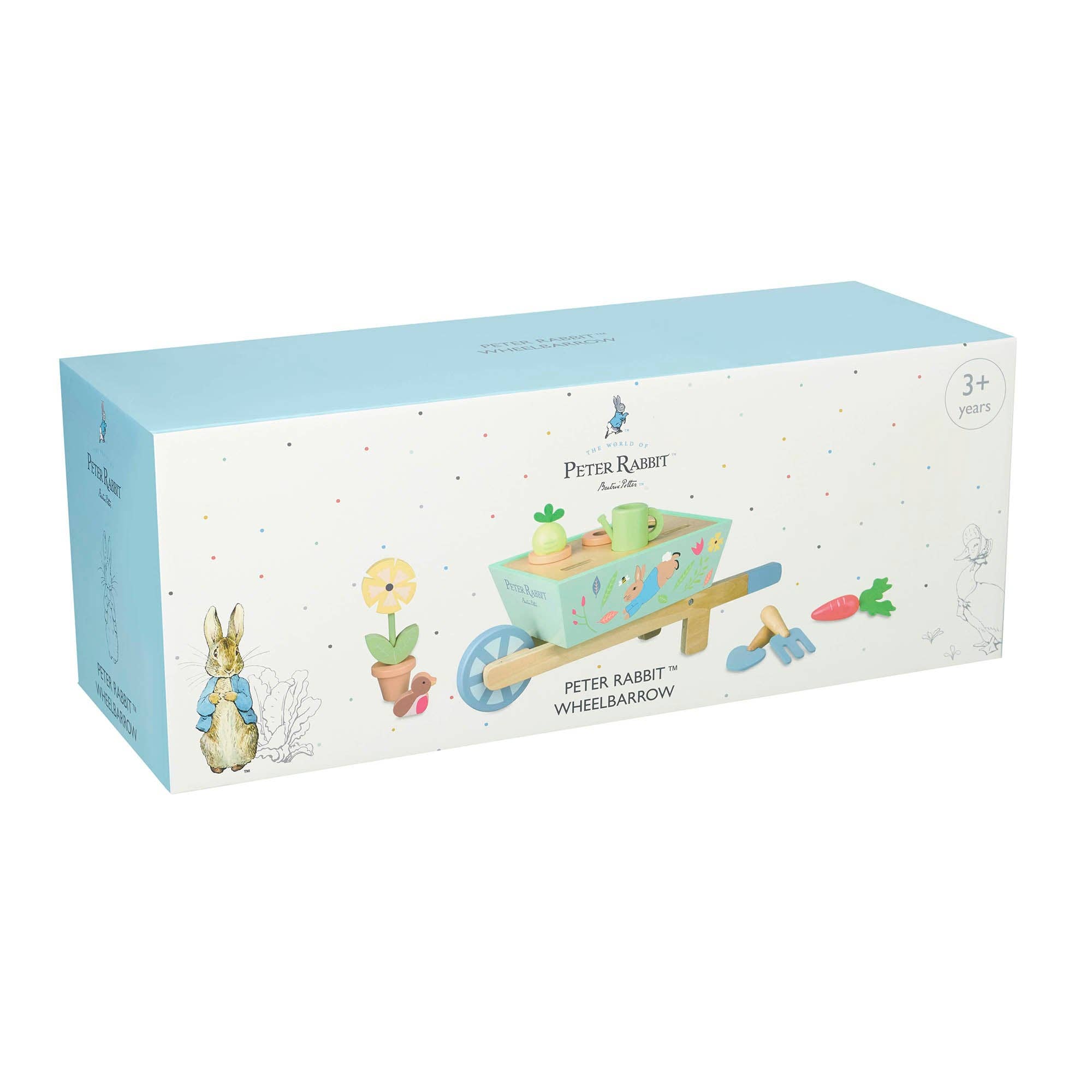 Orange Tree Toys – Engroshandel Trælegetøj - Børn – Peter Rabbit™ Trillebør i træ7