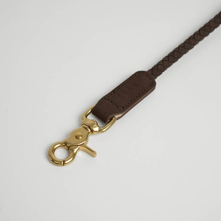 Staey - Wholesale Pet Leash - Dog - Kaia Braided Dog Leash | Dark Oak2