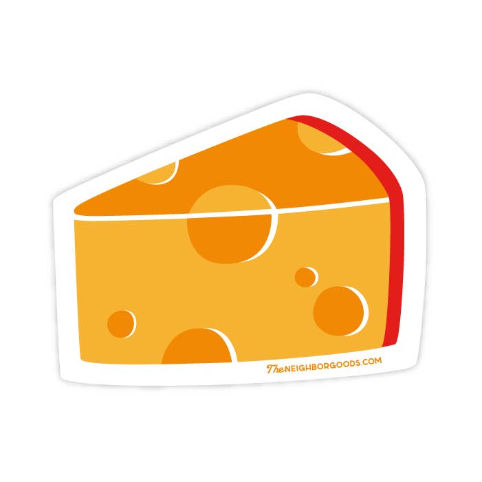 The Neighborgoods - Wholesale Sticker - Cheese Sticker