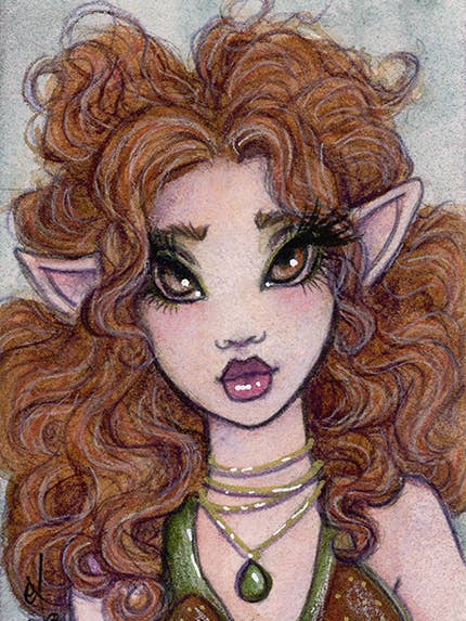 ACEO Small Art Print “Aine” | Faerie Fairy | Fantasy for wholesale by Faeries of Glittering Glen