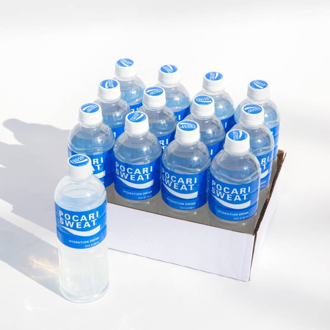 Crystal Geyser Water Company - Wholesale Sports/Energy Drink - POCARI SWEAT Hydration Drink w/ Electrolytes 16.9 oz - 12 pk