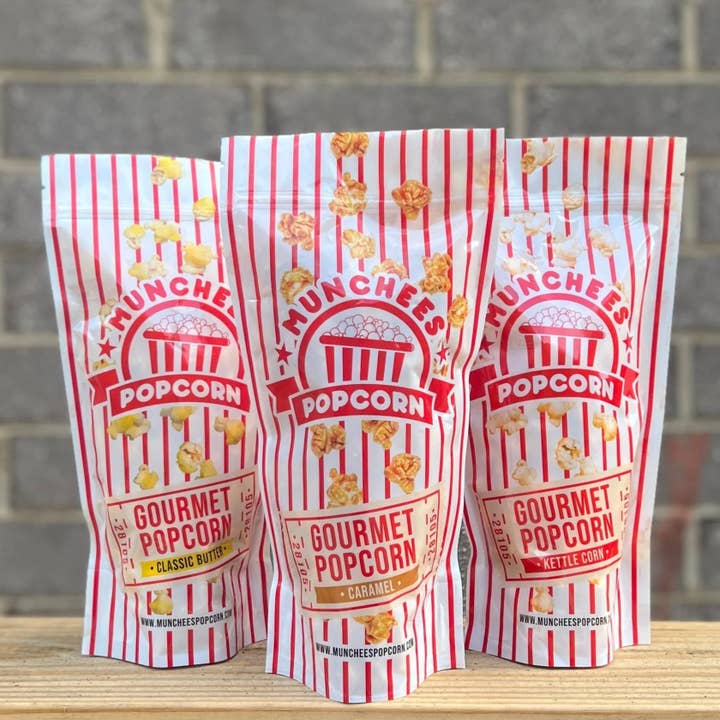 Munchees Popcorn - Wholesale Popcorn - Munchees Snack Bag - Caramel Corn