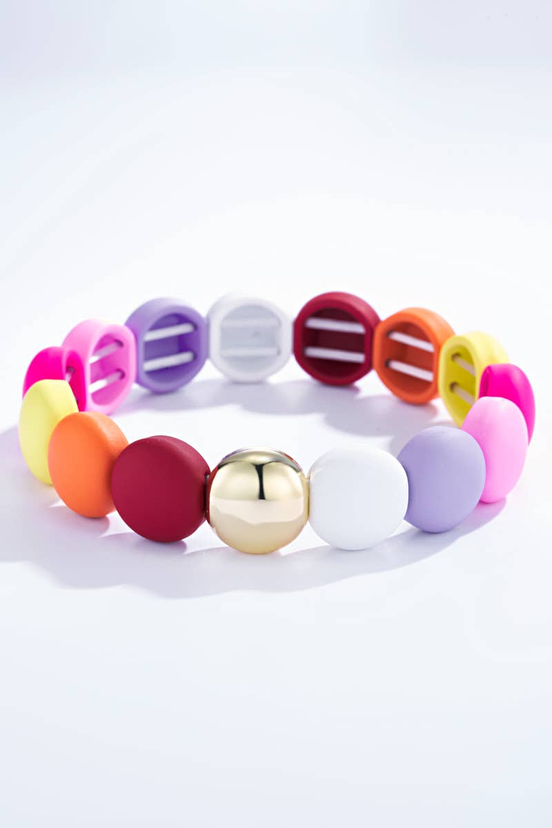 BYREN | ÉLINE L'ATELIER - Wholesale Beaded Bracelet - colorful bracelet with elastic 324CP033