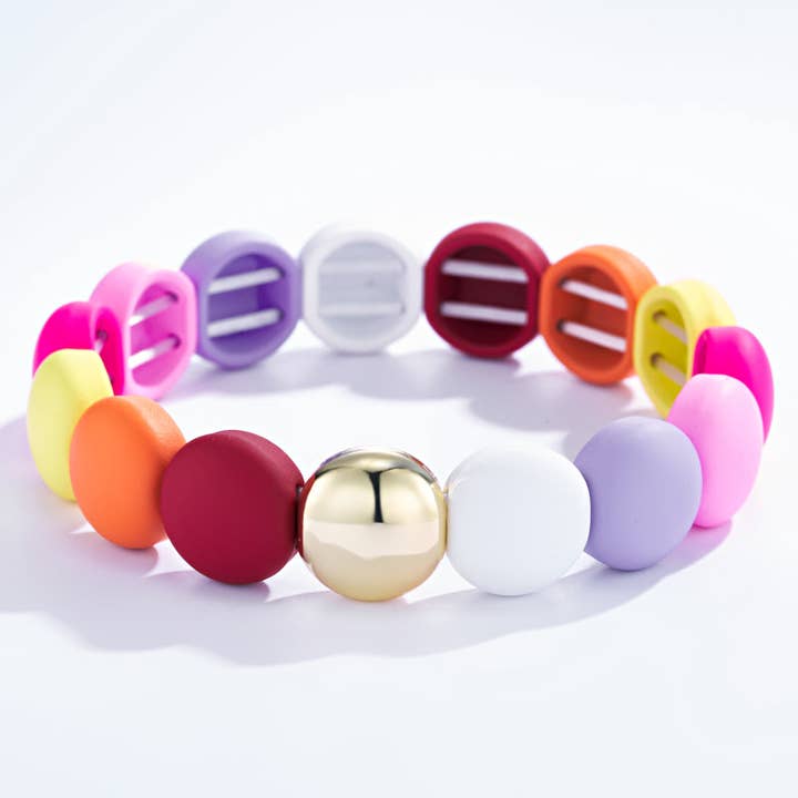 BYREN | ÉLINE L'ATELIER - Wholesale Beaded Bracelet - colorful bracelet with elastic 324CP033