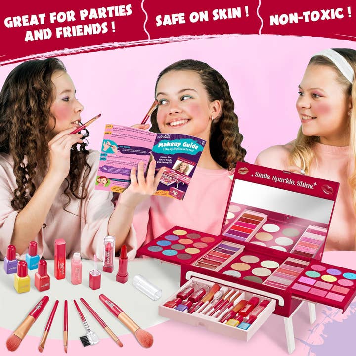 Stargo Brands Llc - Vendita all'ingrosso Trucco - Bambini - Studio di trucco lavabile per ragazze