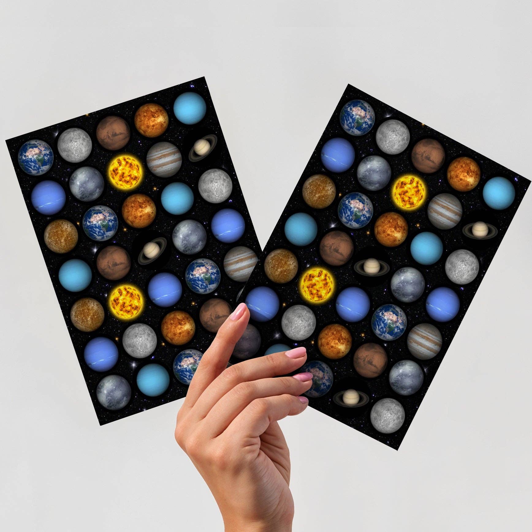 Sticker Varia - Vente Autocollant - Enfant et bébé - Tableaux de récompenses espace avec autocollants2