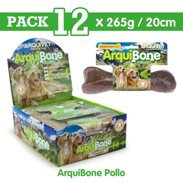 Pack de 12 Unidades de Galinha Arquibone 20Cm. por atacado de ARQUIVET, S.L.U.