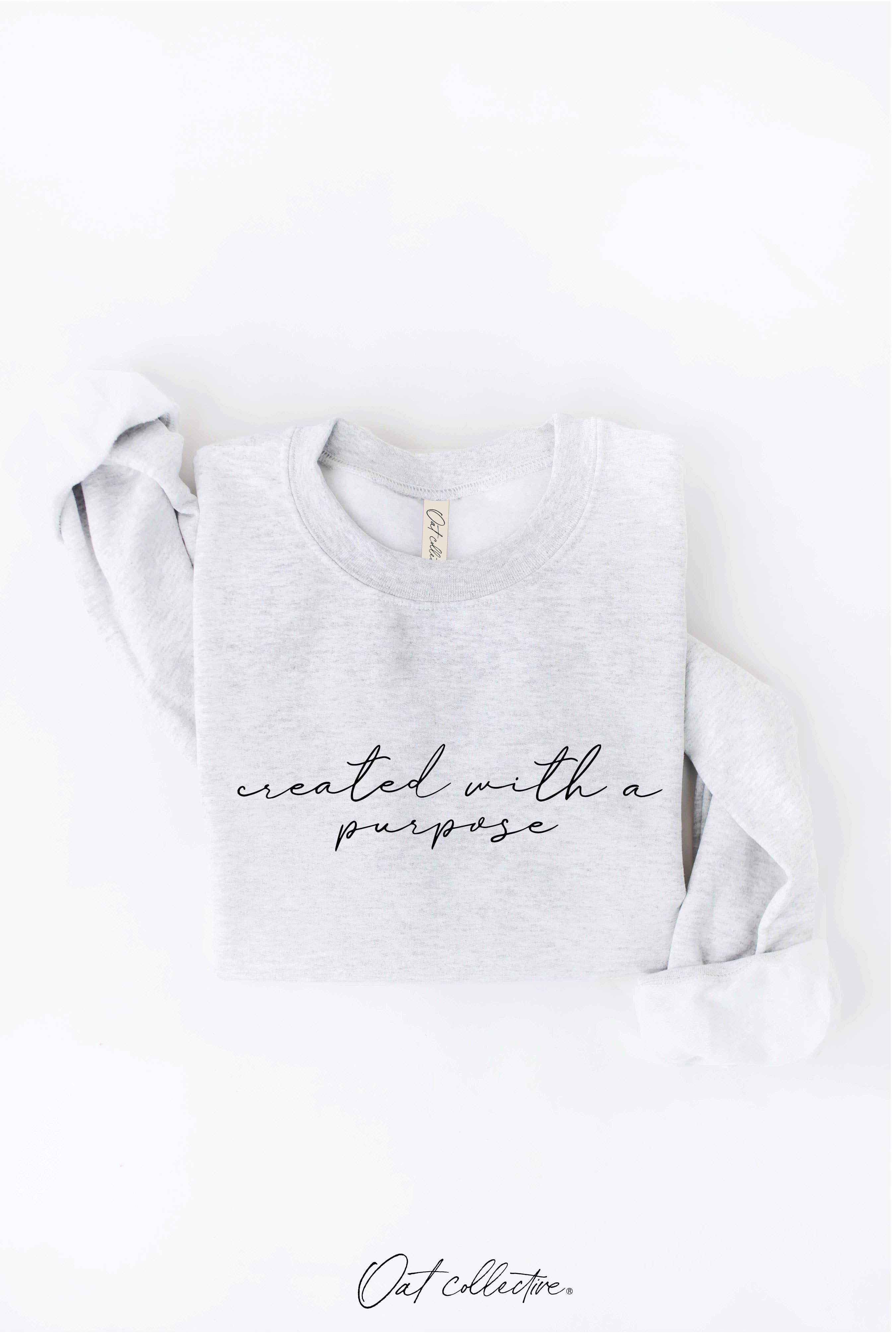 OAT COLLECTIVE - Wholesale Graphic Sweatshirt - Women's - CREATED WITH A PURPOSE Graphic Sweatshirt17