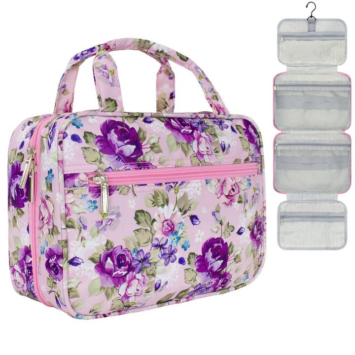 Pavilia - Wholesale Toiletry Bag - Women's - Modern Hanging Toiletry Organizer Bag10