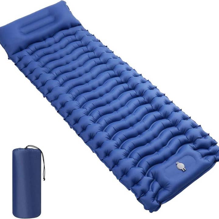 VIGOR - Wholesale Mattress Pad/Protector - Built-in Camping Sleeping Pad Inflatable Sleeping Mat with P1