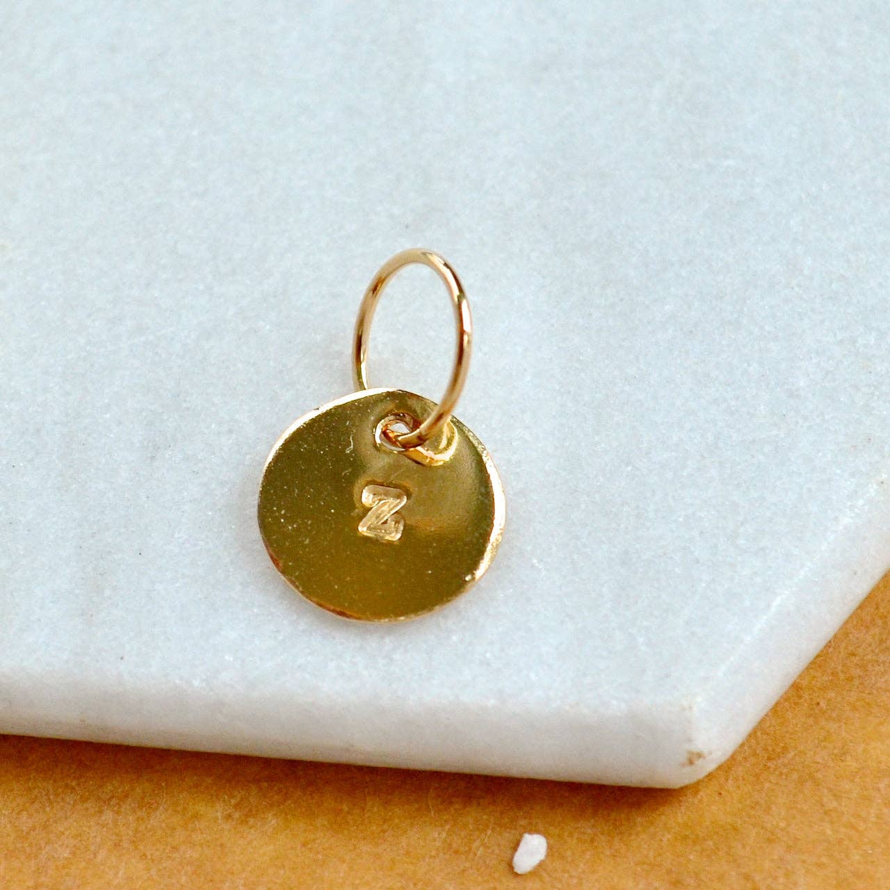 Foamy Wader - Wholesale Individual Charm/Pendant - Lowercase Initial Charm Pendant - Classic Font83