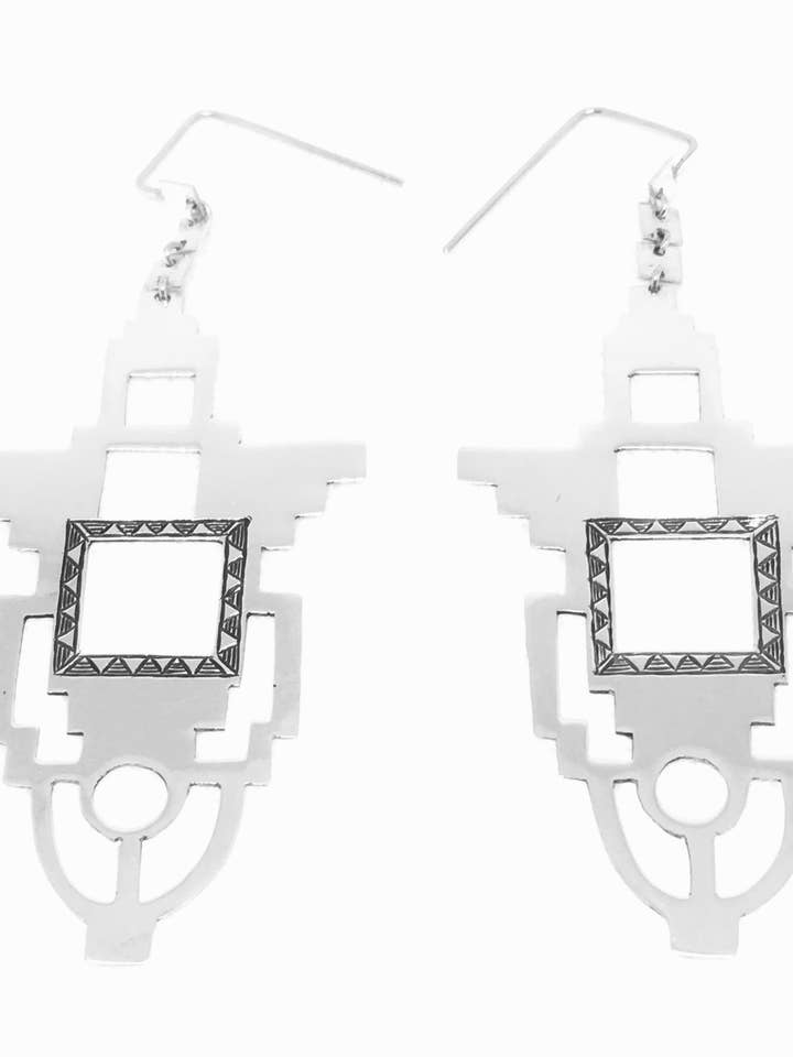 The Temple Earrings 925 Silver for wholesale by SHE ARCHIVES