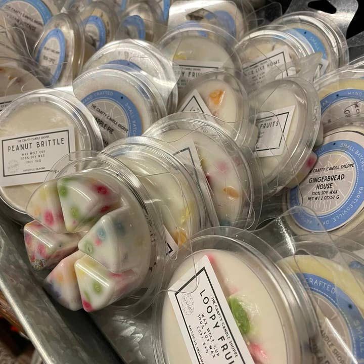 The Crafty Candle Shoppe - Wholesale Wax Melt - ROUND CLAMSHELL - various scents1