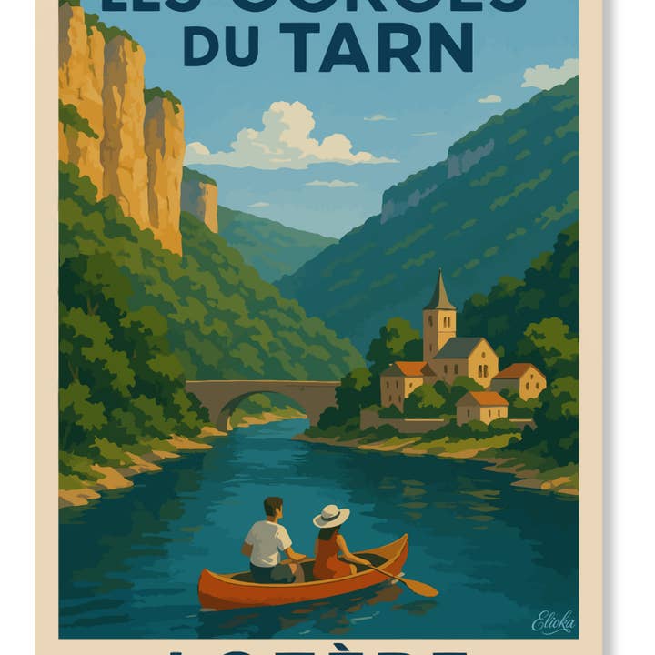 ELIOKA - Wholesale Poster - Display The Gorges of Tarn Lozère0