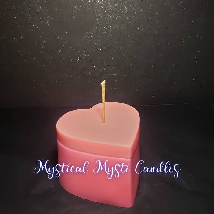 Heart Shaped Box~ Loadable~ Wholesale for wholesale by Mystical Mysti Candles
